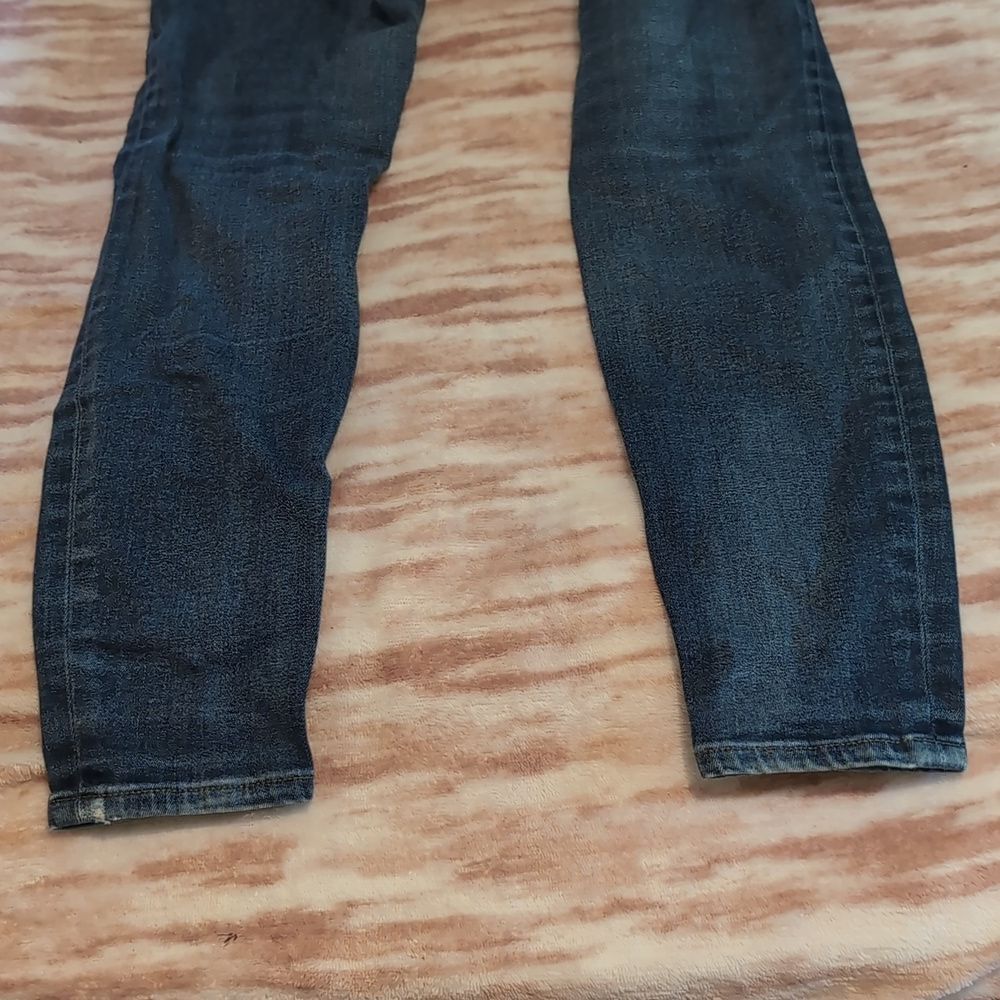 Ann Taylor Loft Blue Skinny Jeans Size 0 - Picture 8 of 9